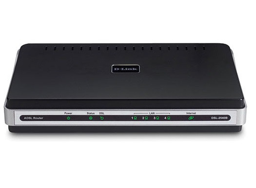 D-Link ADSL Modem Ethernet Router 1 x ADSL WAN 4 x 10/100Base-TX LAN